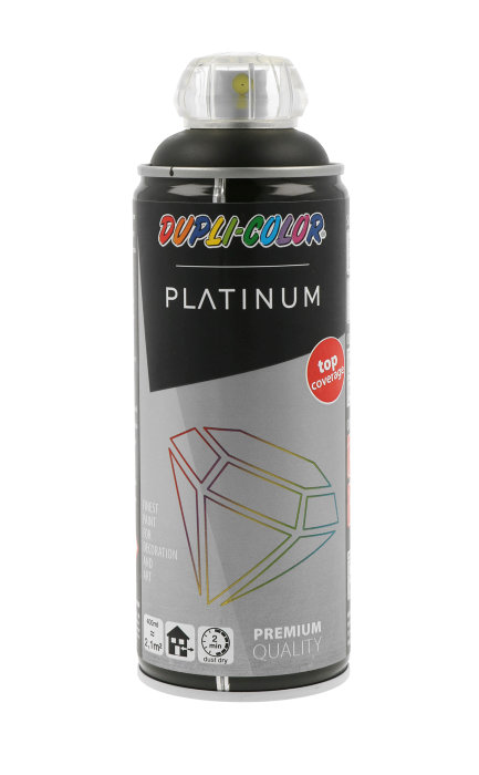 Dupli-Color Platinum spraymaling sort mat 400 ml